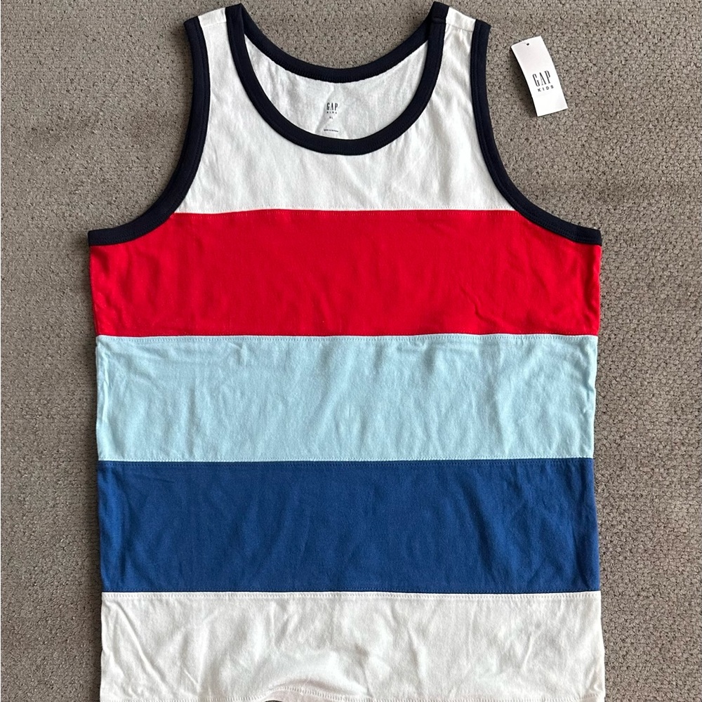 Gap factory, xl, red/white/blue.